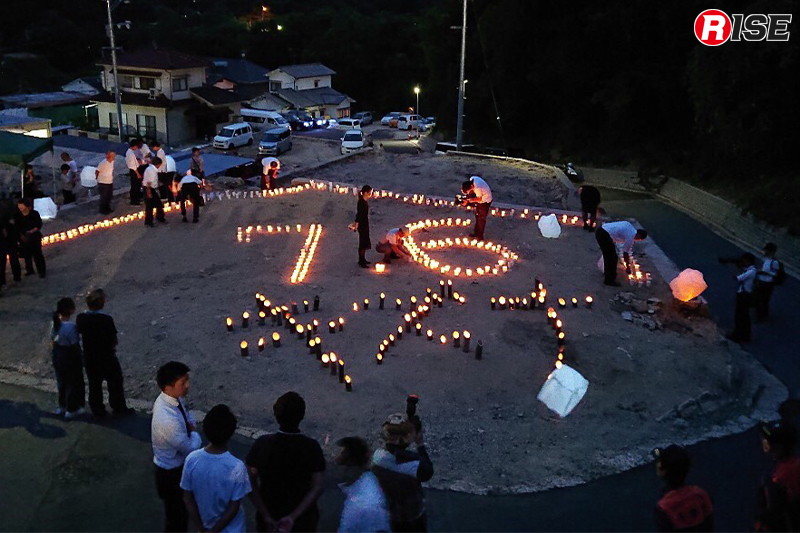 土石流により多くの犠牲者が出た広島市安芸区矢野東の梅河団地では1年が経過した2019年7月6日に追悼式が行われた。