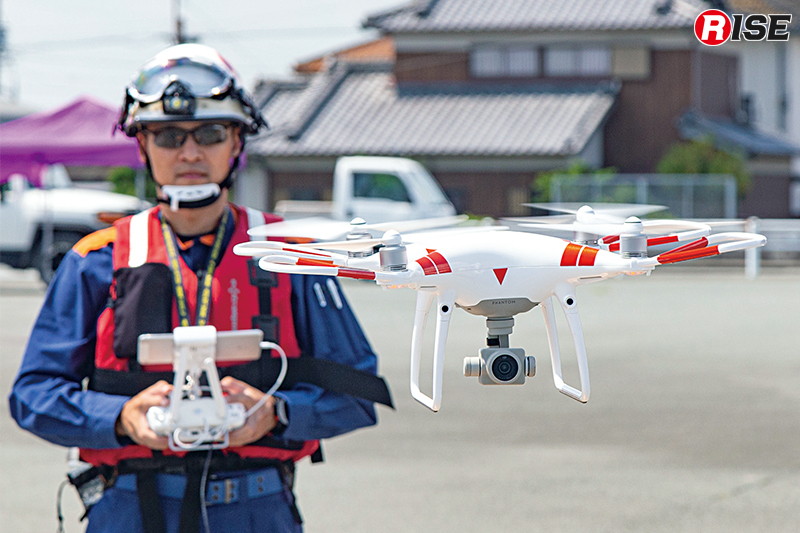 平成31年4月からドローンの運用を開始した松阪地区広域消防組合消防本部。今後もパイロットや機種の増強、物件投下といった活動内容の拡充を目指して行く方針だ。