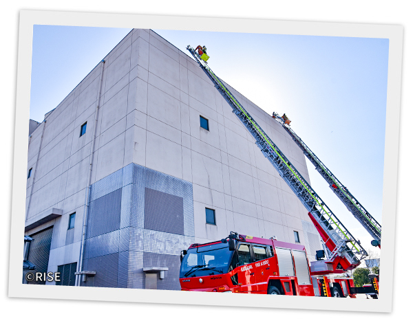神奈川県消防学校 第32期 はしご車操作員課程 様 事例画像2