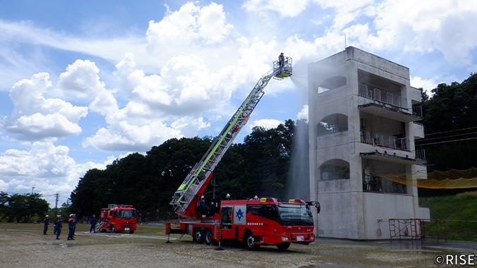 愛知県消防学校 はしご自動車等運用科 第37期 様 事例画像1