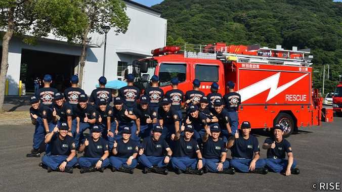香川県消防学校 初任教育 第70期生 様 事例画像1